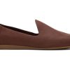 TOMS Flats | Darcy Leather Flat Chestnut