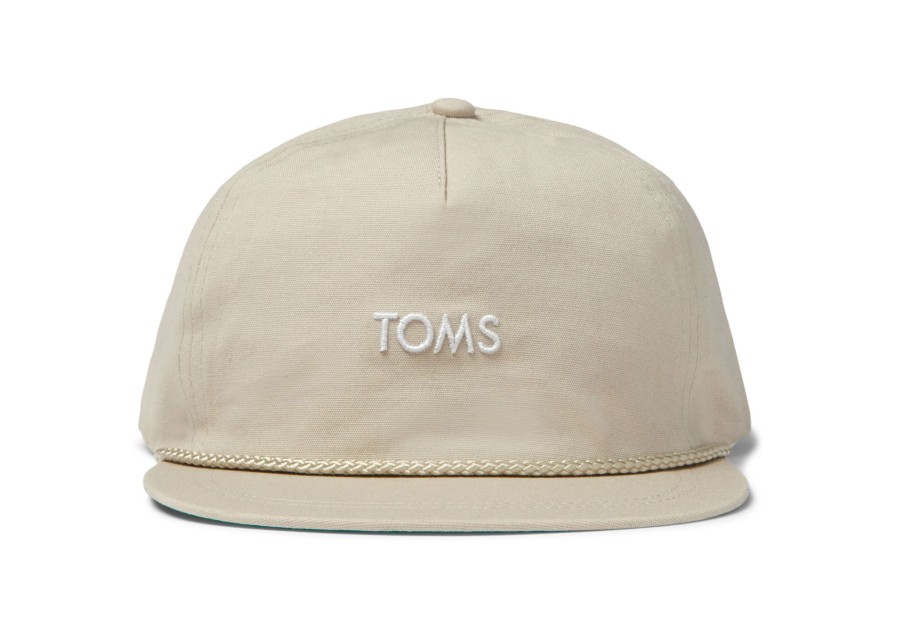 TOMS Hats & Beanies | Toms Cotton Canvas Hat Natural