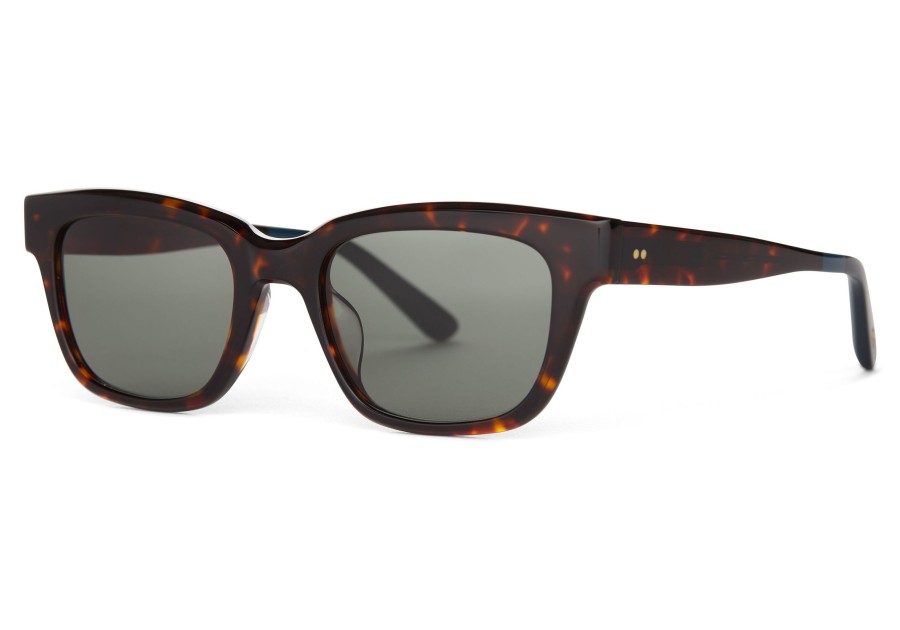 TOMS Sunglasses | Holland Dark Tortoise-Green Grey