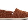 TOMS Alpargatas | Alpargata Orange Rib Knit With Faux Fur|Alpargata Orange Rib Knit With Faux Fur Rib Knit Orange