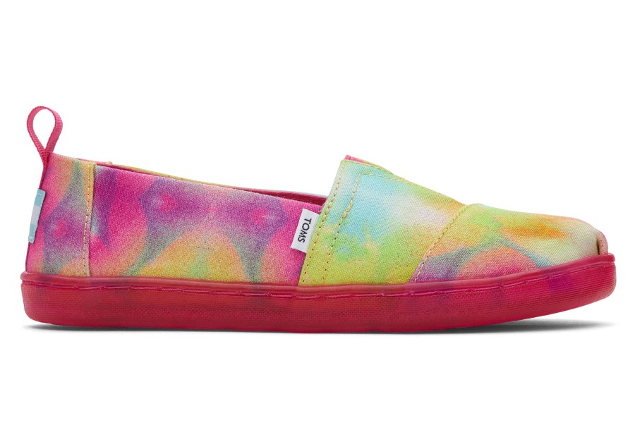 TOMS | Youth Alpargata Botanical Sunprint Kids Shoe Mango