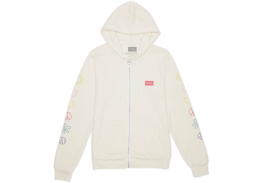 TOMS Sweatshirts | Toms Logo Icon Zip Up Hoodie