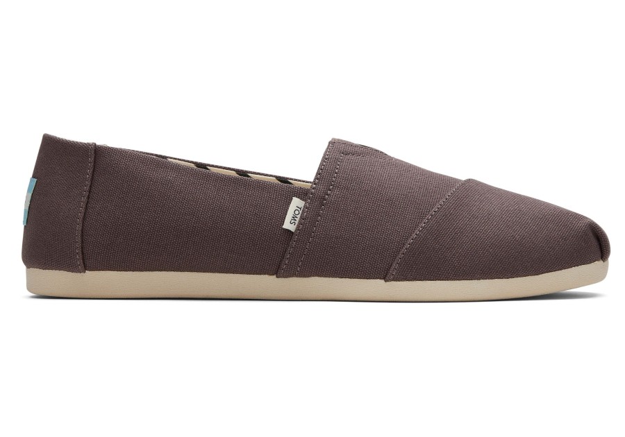 TOMS Alpargatas | Alpargata Grey Recycled Cotton Canvas Ash