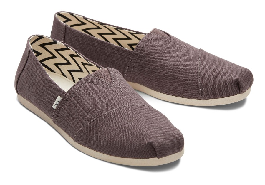 TOMS Alpargatas | Alpargata Grey Recycled Cotton Canvas Ash