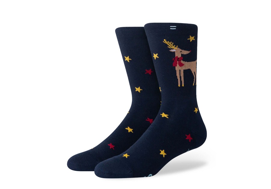 TOMS Socks | Reindeer High Crew Socks Reindeer Crew