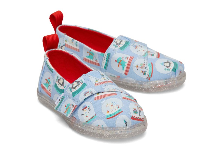 TOMS | Tiny Alpargata Snowglobes Toddler Shoe Snowglobes Glow