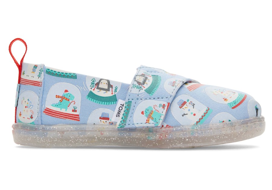 TOMS | Tiny Alpargata Snowglobes Toddler Shoe Snowglobes Glow