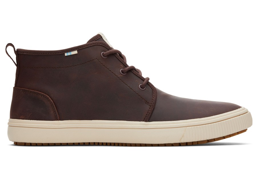 TOMS Dress Casuals | Carlo Mid Terrain Brown Water Resistant Sneaker Water Resistant Clove Brown