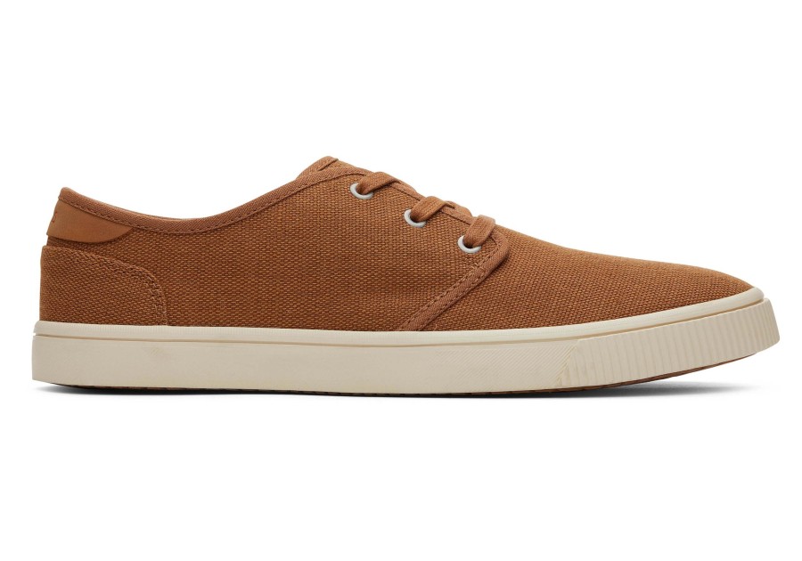 TOMS Sneakers | Carlo Heritage Canvas Lace-Up Sneaker Tan