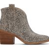 TOMS Heels & Wedges | Constance Mini Cheetah Suede Heeled Boot|Constance Mini Cheetah Suede Heeled Boot Sahara