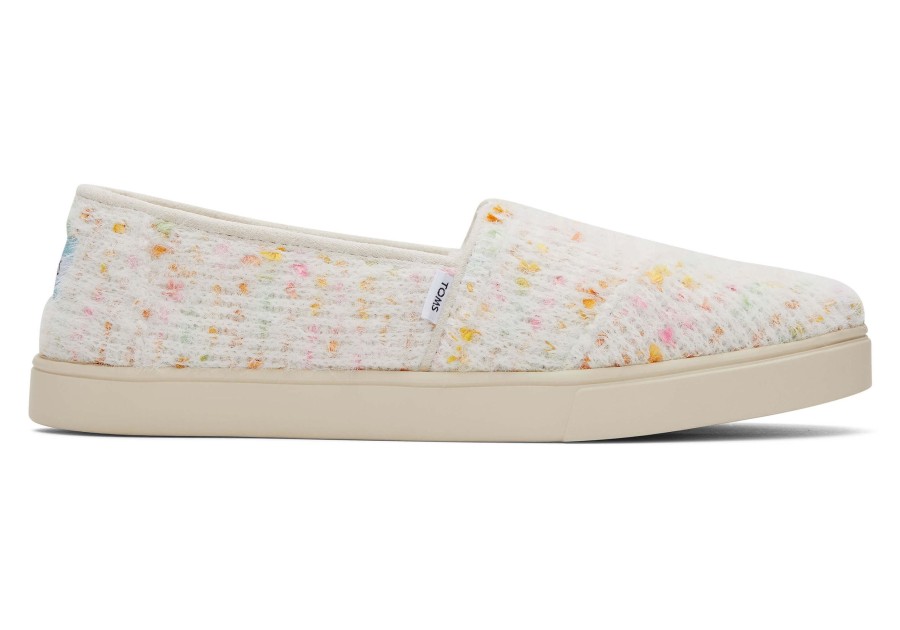 TOMS Sneakers | Alpargata Cupsole Natural Faux Fur Slip On Chenille Natural