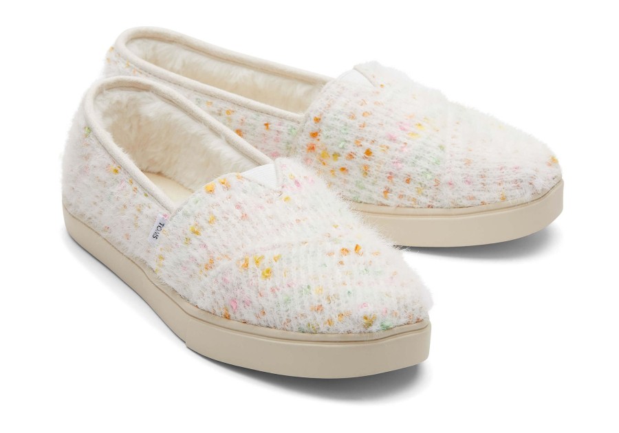 TOMS Sneakers | Alpargata Cupsole Natural Faux Fur Slip On Chenille Natural