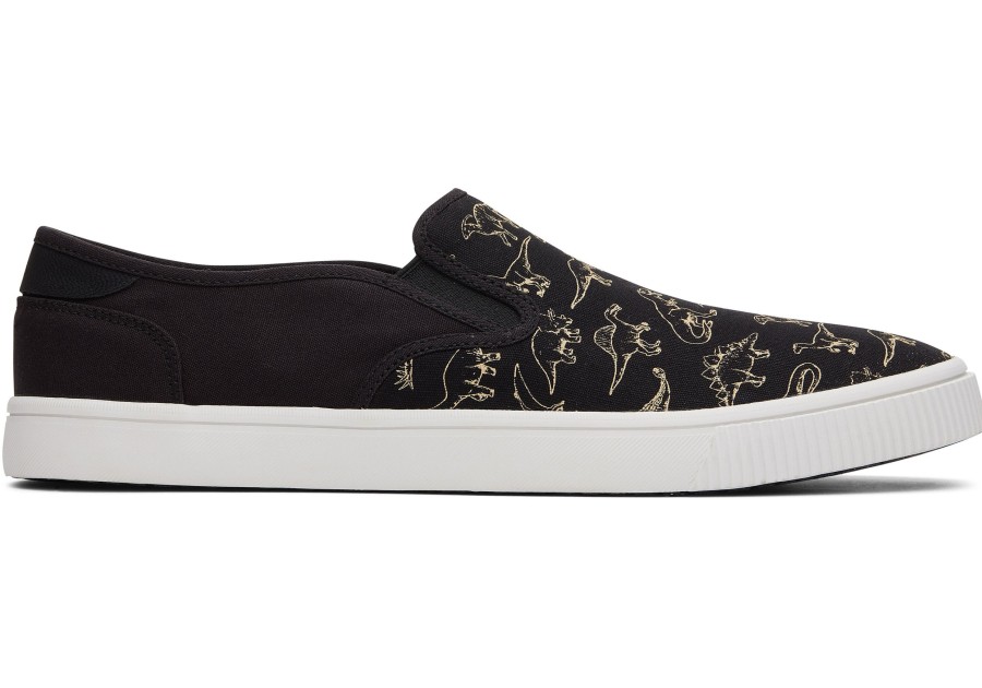 TOMS Sneakers | Baja Slip On Black Dino