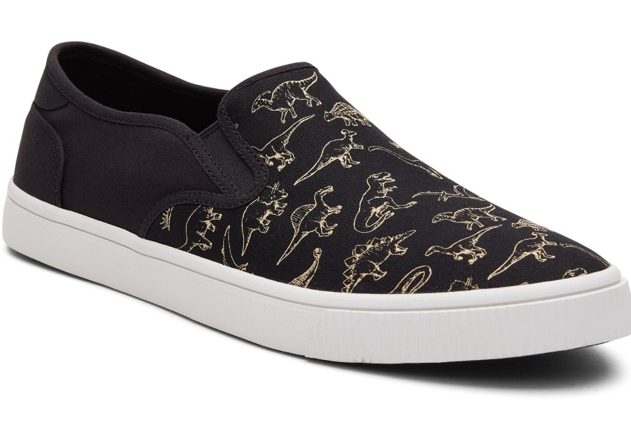 TOMS Sneakers | Baja Slip On Black Dino