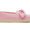 TOMS | Youth Alpargata Twill Glimmer Bow Glimmer Pink Bow