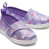 TOMS | Tiny Alpargata Purple Stars Toddler Shoe Orchid