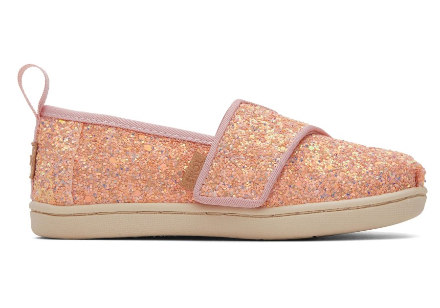 TOMS | Tiny Alpargata Toddler Shoe Pink Glitter