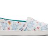 TOMS | Youth Alpargata Summer Hippos White Hippos