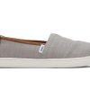 TOMS | Youth Alpargata Grey Recycled Cotton Kids Shoe