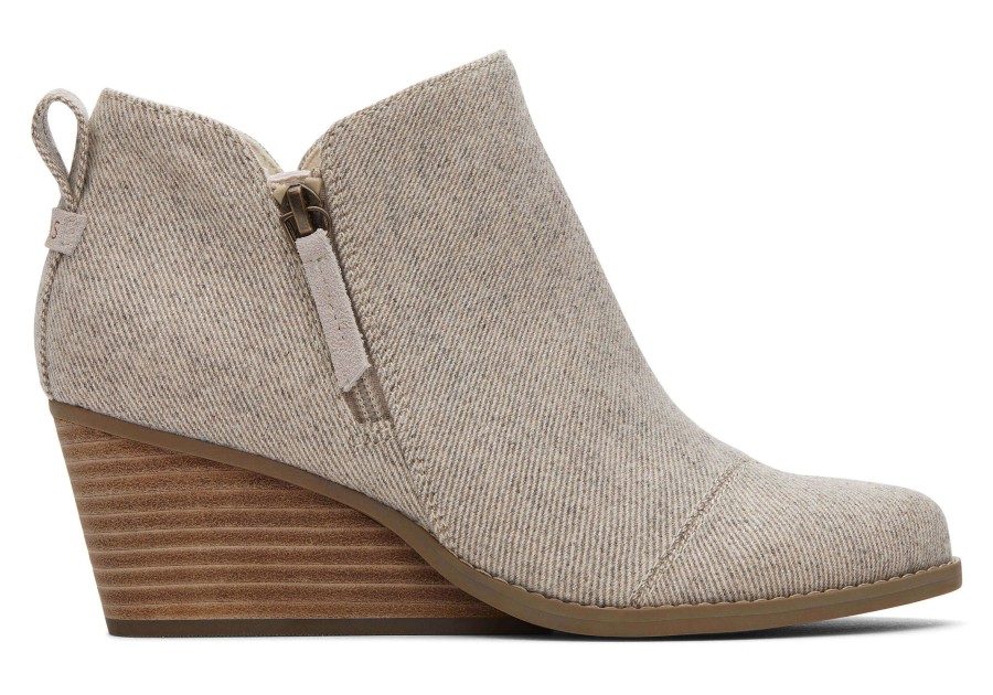 TOMS Heels & Wedges | Goldie Wedge Boot Natural Glimmer