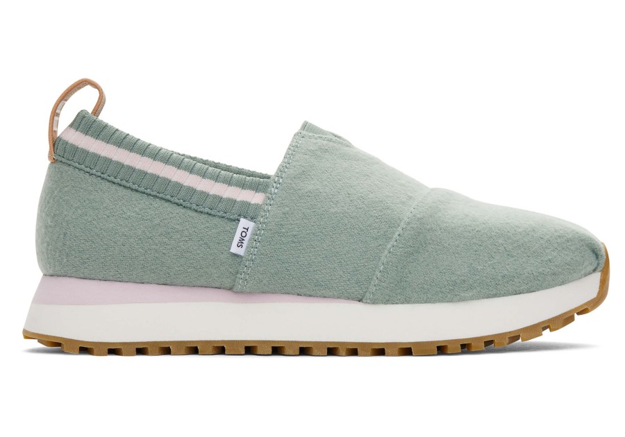 TOMS Sneakers | Resident 2.0 Green Felt Sneaker|Resident 2.0 Green Felt Sneaker Sage