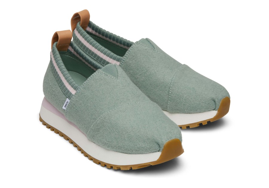 TOMS Sneakers | Resident 2.0 Green Felt Sneaker|Resident 2.0 Green Felt Sneaker Sage