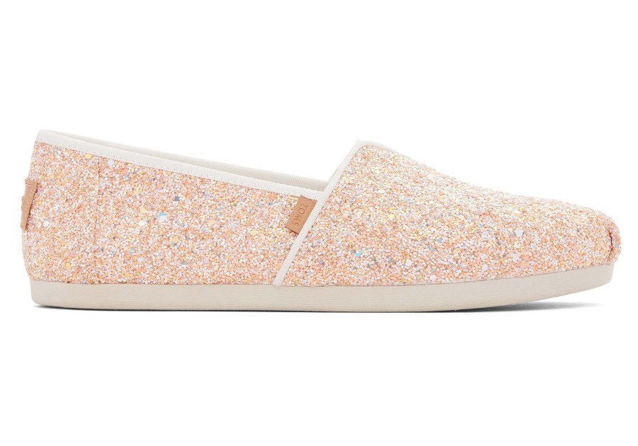 TOMS Alpargatas | Alpargata |Alpargata Beige Chunky Glitter