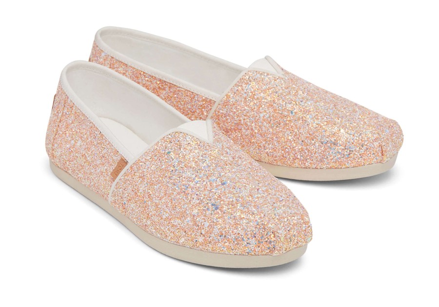 TOMS Alpargatas | Alpargata |Alpargata Beige Chunky Glitter