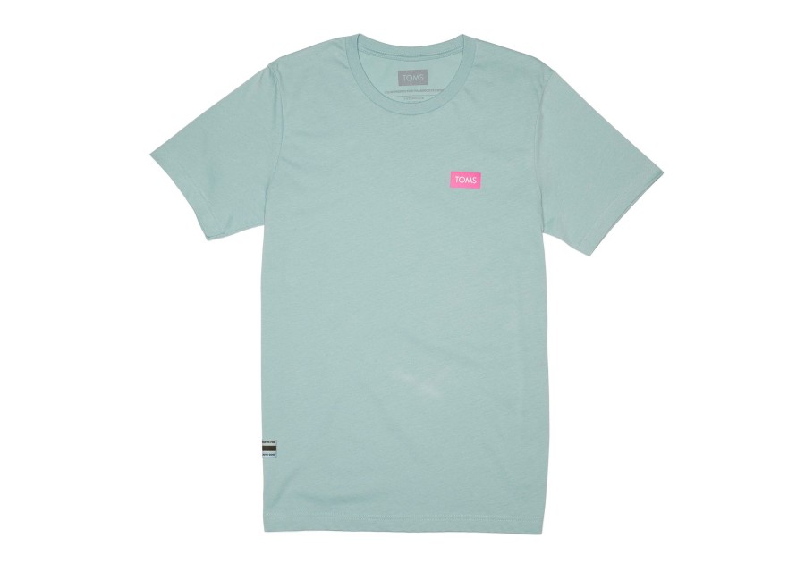 TOMS Tees | Toms Logo Short Sleeve Crew Tee Blue