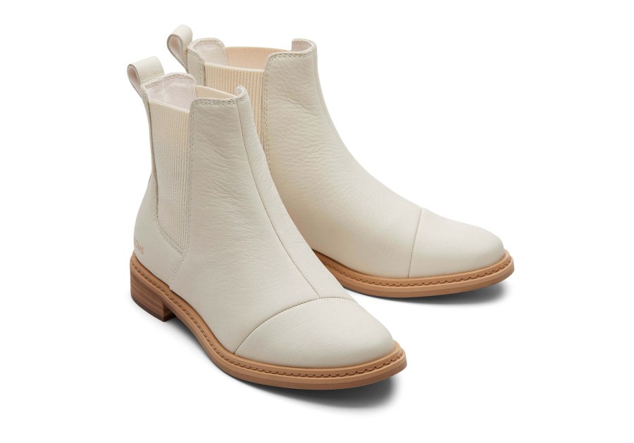 TOMS Boots & Booties | Charlie Leather Boot|Charlie Leather Boot Light Sand