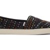 TOMS Sneakers | Alpargata Cupsole Black Faux Fur Slip On Chenille Black