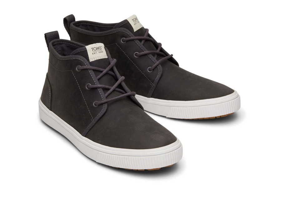 TOMS Dress Casuals | Carlo Mid Terrain Grey Water Resistant Sneaker Water Resistant Forged Iron