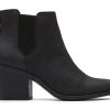 TOMS Dress Casual | Everly Nubuck Heeled Boot Black