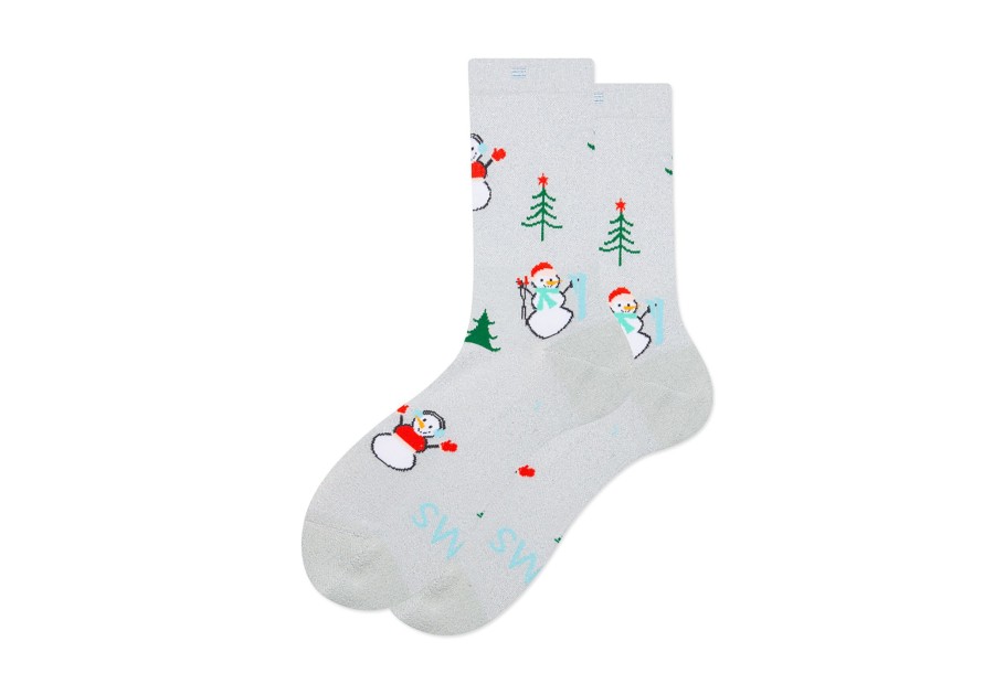 TOMS Socks | Snowman High Crew Socks Snowman Crew