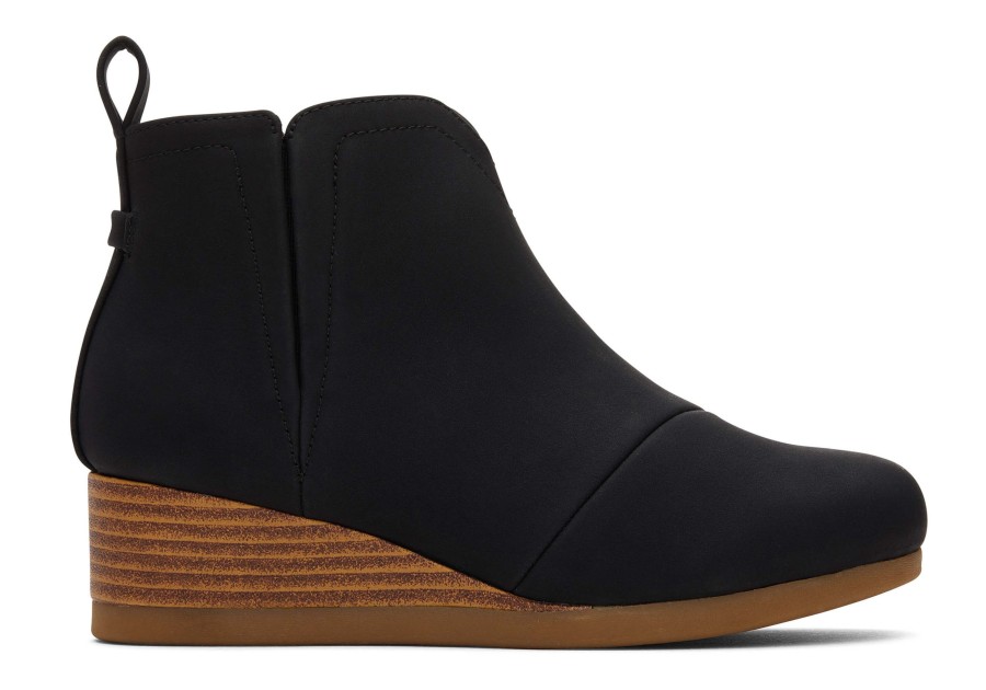 TOMS | Youth Clare Wedge Kids Boot Black