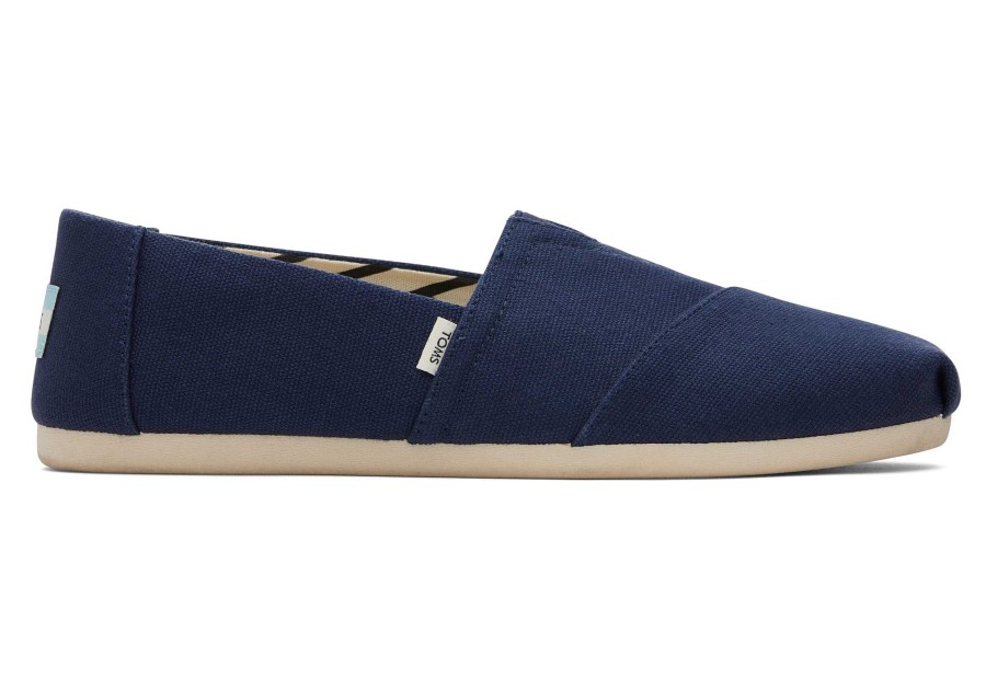 TOMS Alpargatas | Alpargata Recycled Cotton Canvas Navy