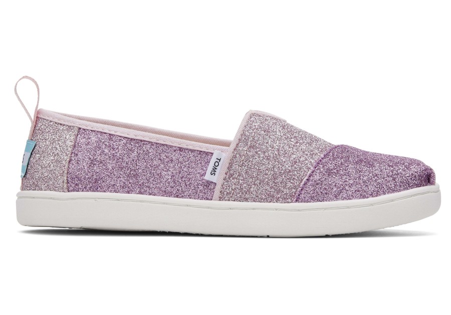 TOMS | Youth Alpargata Colorblock Iridescent Glimmer Glimmer Lilac