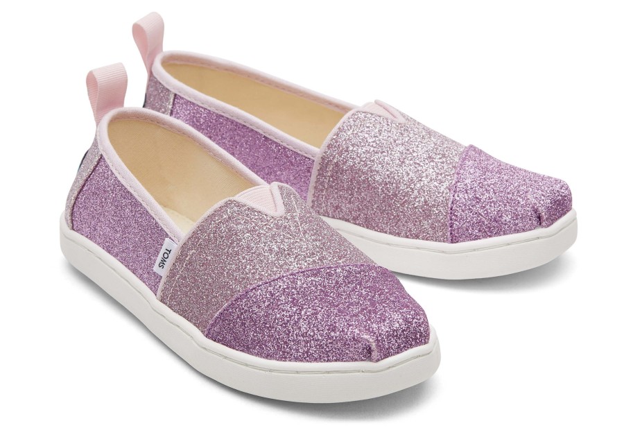 TOMS | Youth Alpargata Colorblock Iridescent Glimmer Glimmer Lilac