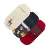 TOMS Socks | Ultimate No Show Socks Reindeer 3 Pack Holiday Multi Reindeer