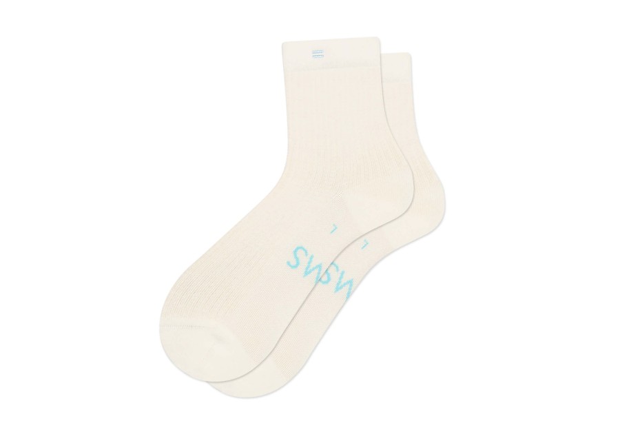 TOMS Socks | Quarter Crew Socks Natural