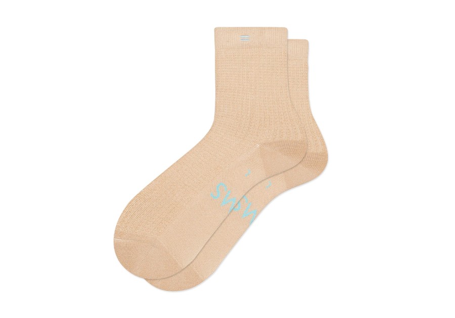 TOMS Socks | Quarter Crew Socks Brown