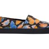 TOMS Sneakers | Alpargata Cupsole Slip On Black Glow Butterfly