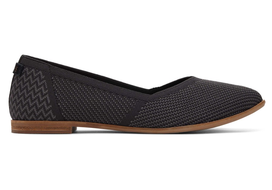 TOMS Flats | Jutti Neat Knit Flat|Jutti Neat Knit Flat Black