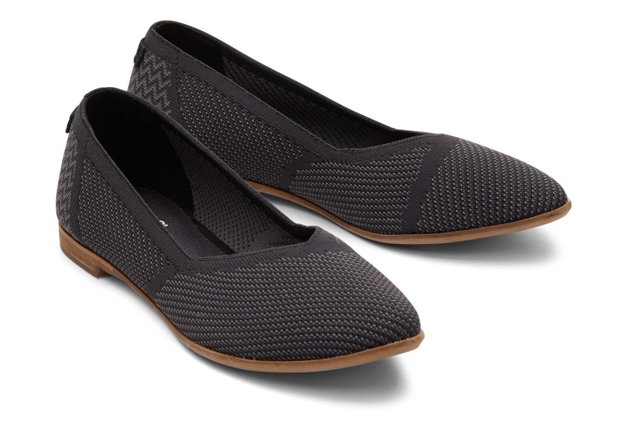 TOMS Flats | Jutti Neat Knit Flat|Jutti Neat Knit Flat Black