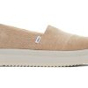 TOMS Sneakers | Alpargata Oatmeal Corduroy Midform Espadrille Corduroy Oatmeal