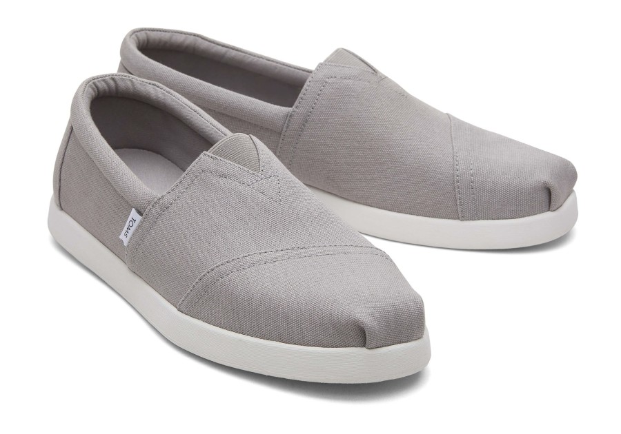 TOMS Slip Ons | Alp Fwd Recycled Cotton Canvas Grey