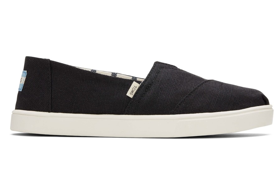 TOMS Sneakers | Alpargata Cupsole Heritage Canvas Slip On Black