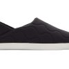 TOMS Slippers | Ezra Convertible Slipper|Ezra Convertible Slipper Black Quilted Cotton