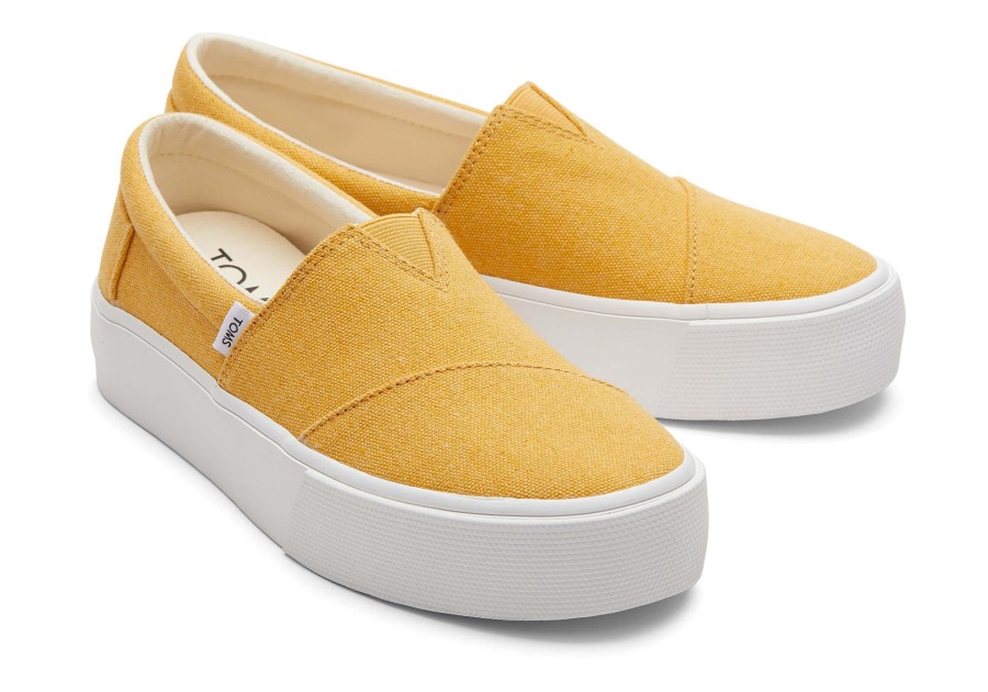 TOMS Sneakers | Fenix Platform Canvas Slip On Sneaker Mango