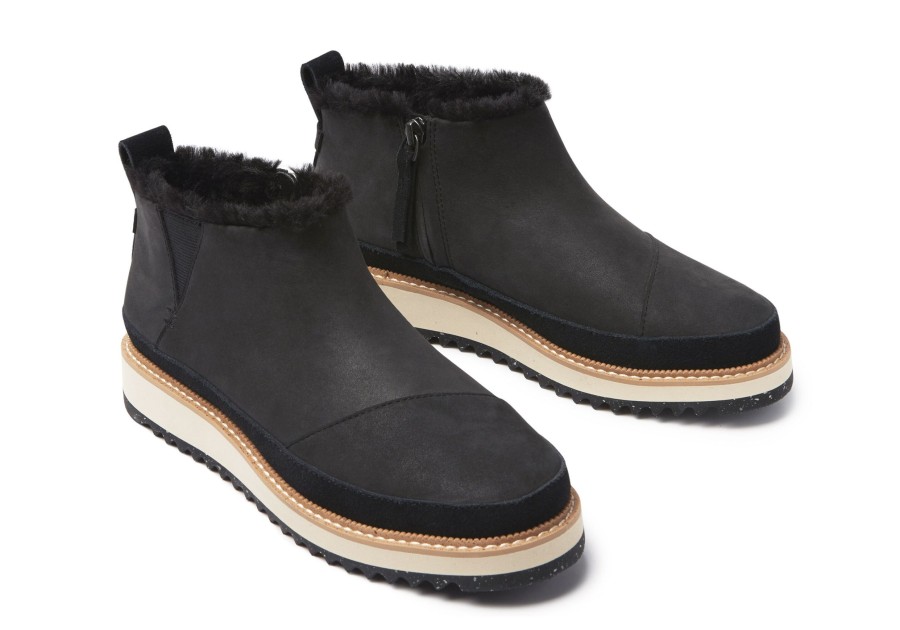 TOMS Boots & Booties | Marlo Water Resistant Faux Fur Boot|Marlo Water Resistant Faux Fur Boot Black